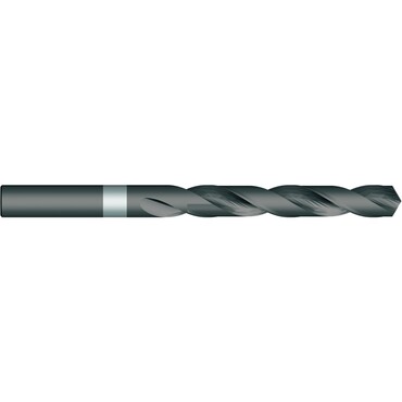 HSS short spiral drill bit with cylindrical shank DIN 338 N steam-tempered 4xD type A100